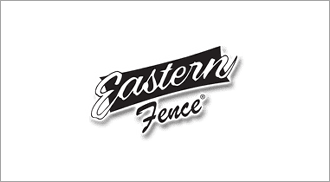 Group 1321317286 Eastern Fence logo in black and white.